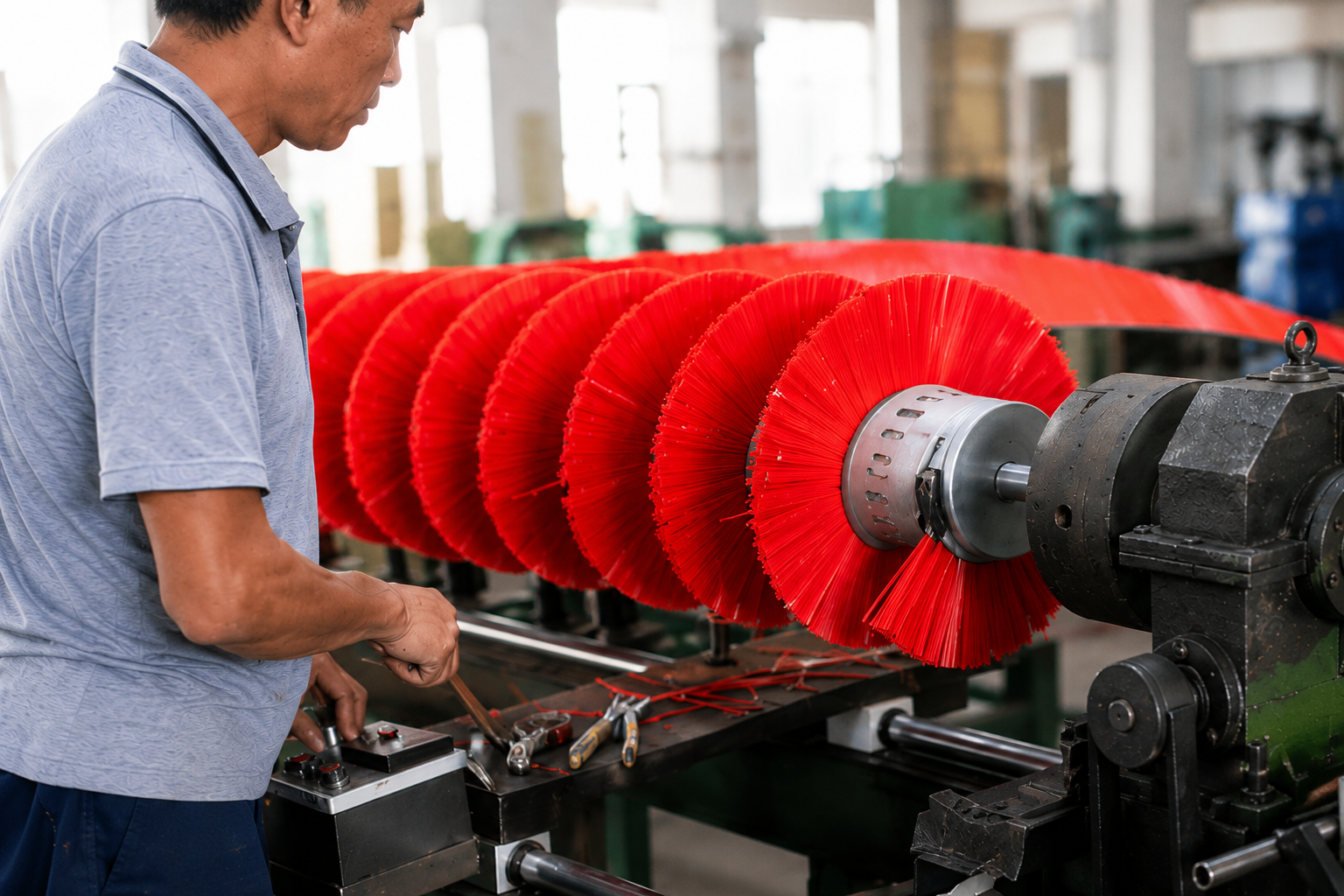 Brushcustom factory production